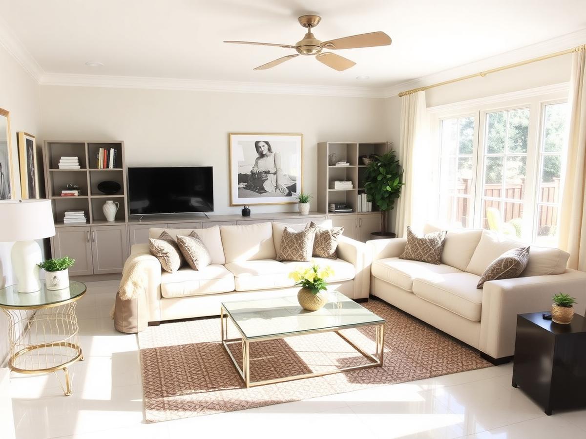Living room after Akwan Nexus cleaning